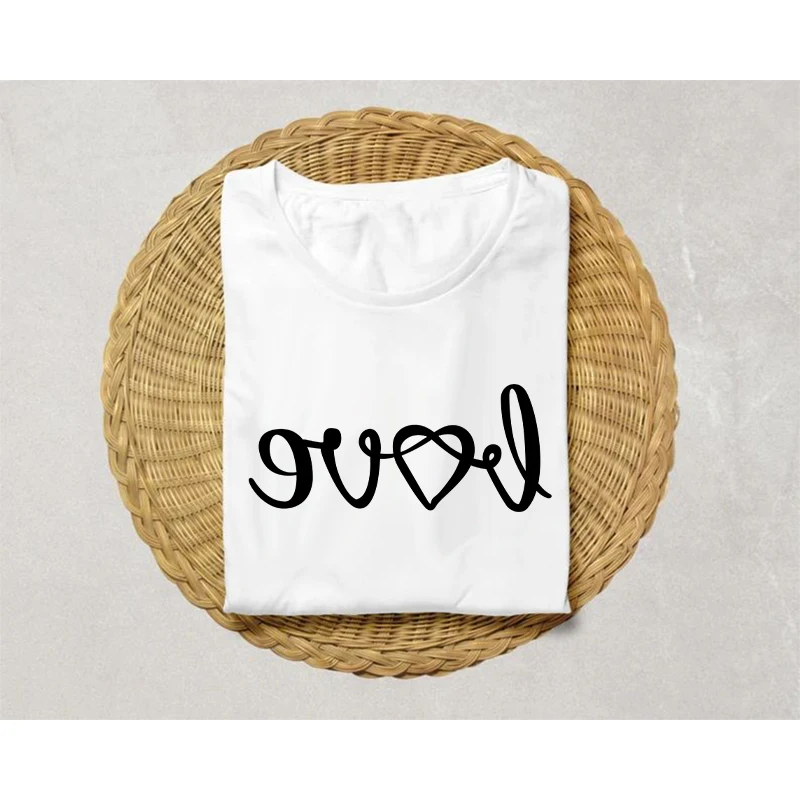 Love Black Design Heat DTF Transfer Sticker Футболки с черными буквами Fashion Gril Iron On Patch Термилы