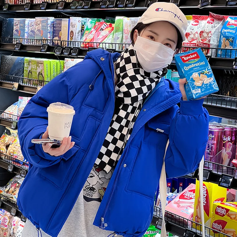 Winter cotton padded jacket women's new coat down jacket rest fashion cotton coat loose large size thickened warm women's jacket