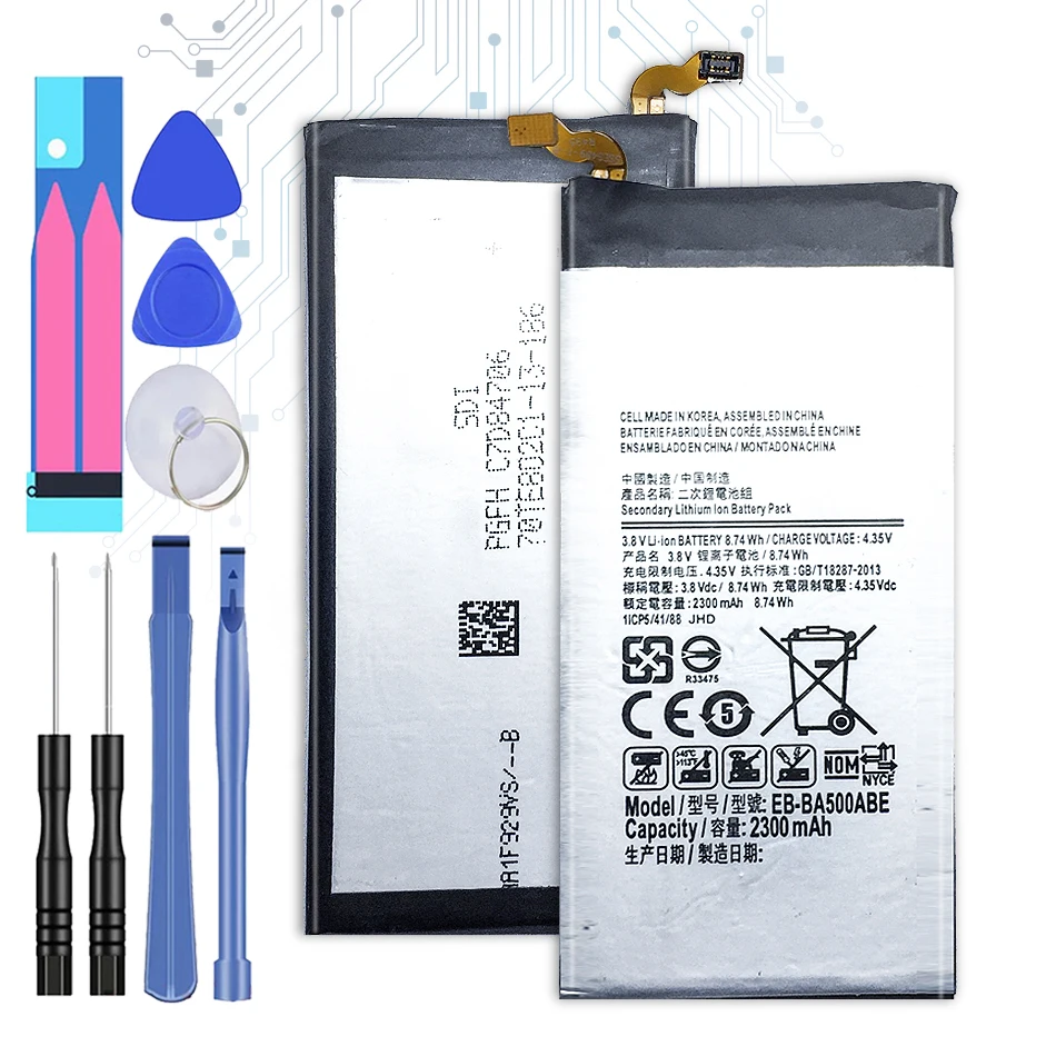 

Аккумуляторная батарея 2300 мАч для Samsung Galaxy A5 2015 версия A500 A5000