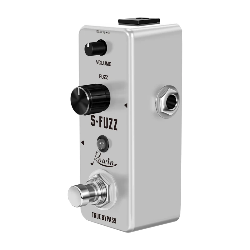 Педаль Rowin для гитары S-Fuzz Classic Smooth Vintage Fuzz Tone эффекты громкости эффектор