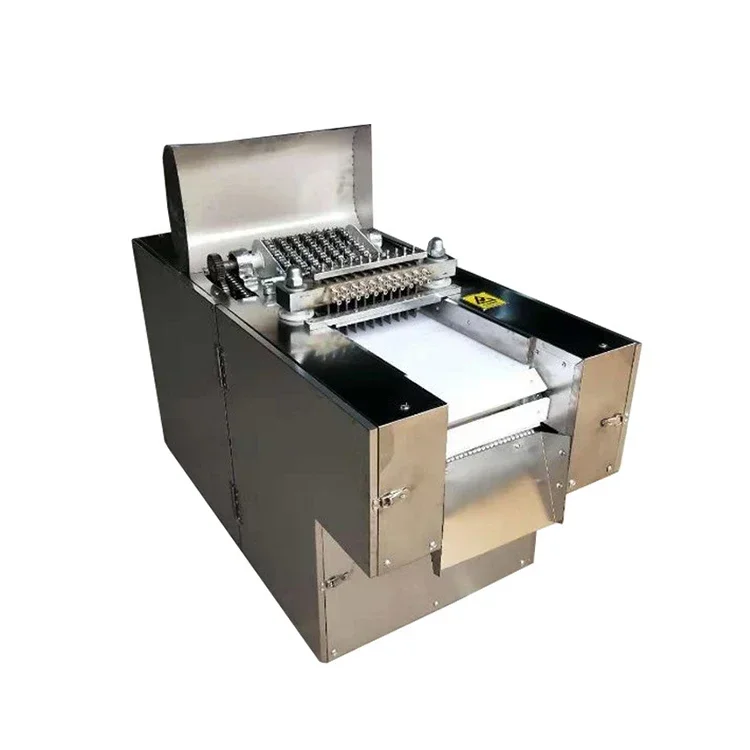 Автоматическая машина для изготовления кубиков мяса в замороженном виде