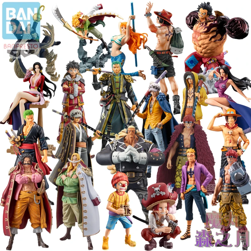 

Оригинальная фигурка Banpresto, максимальная макс. обезьянка D, Луффи, Зоро, модель куклы, игрушки, подарки на день рождения