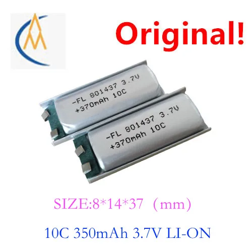 

801437 350mah Bluetooth speaker high magnification 10C discharge lithium battery toy audio high capacity equipment machine