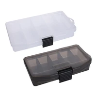 5 compartments fishing tackle box transparent storage case lure spoon hook boxes plastic outdoor fishing accessories tackle