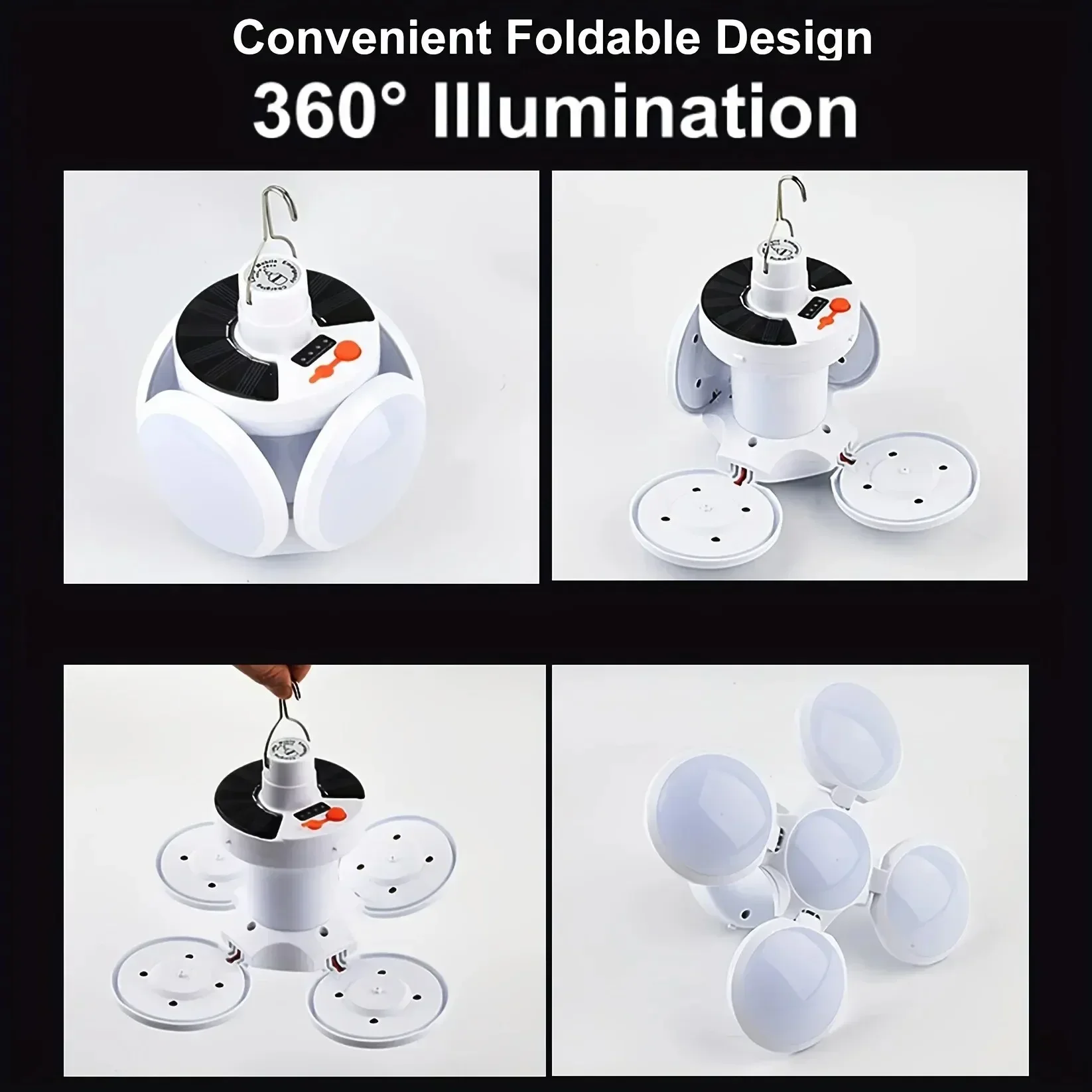 Перезаряжаемая деталь с крючком портативная складная палатка для кемпинга на