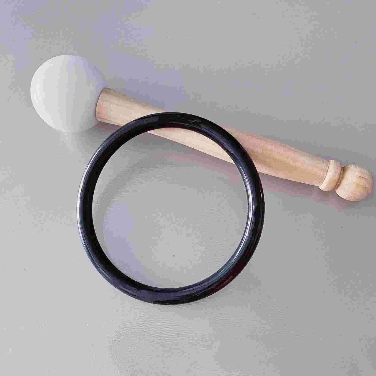 

3 Pcs Music Bowl Washer Mat Cushion Gasket Ritual Instruments Rubber Supply Pad