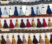 10.4Meters Width:70mm European Curtain Lace Tassel Hanging Spike Curtain Head Sofa Clothes Decorative Fabric Accessories