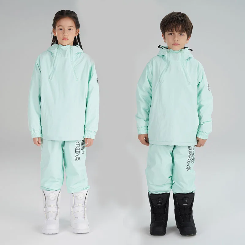 

Children's Ski Suit Boy Warm Waterproof Snowboard Wear Windproof Girls Snow Sets Outdoor Kids Ski Clothes Skiing Jacket Trousers