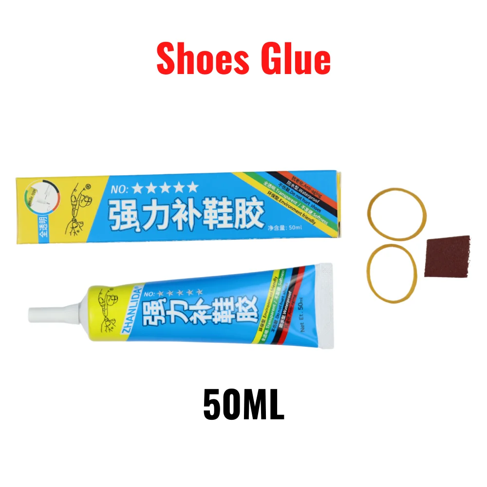 

50ML Zhanlida Shoes Glue Multi-Purpose Waterproof Universal Strong Leather Adhesive With Precision Applicator Tip