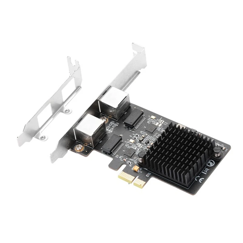 

PCIE к RJ45 100M/1000M/2,5G Gigabit Ethernet сетевой адаптер Lan-карта с низкой яркостью Поддержка Windows Linux