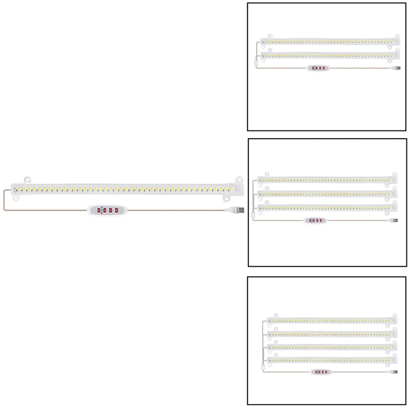 

LED Grow Light 30Cm Indoor Grow Light Phyto Lamp Plants Hydroponic Full Spectrum Phytolamp