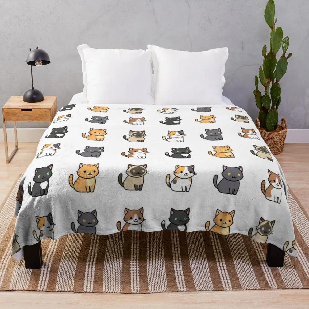 

Cats Throw Blanket fur blanket