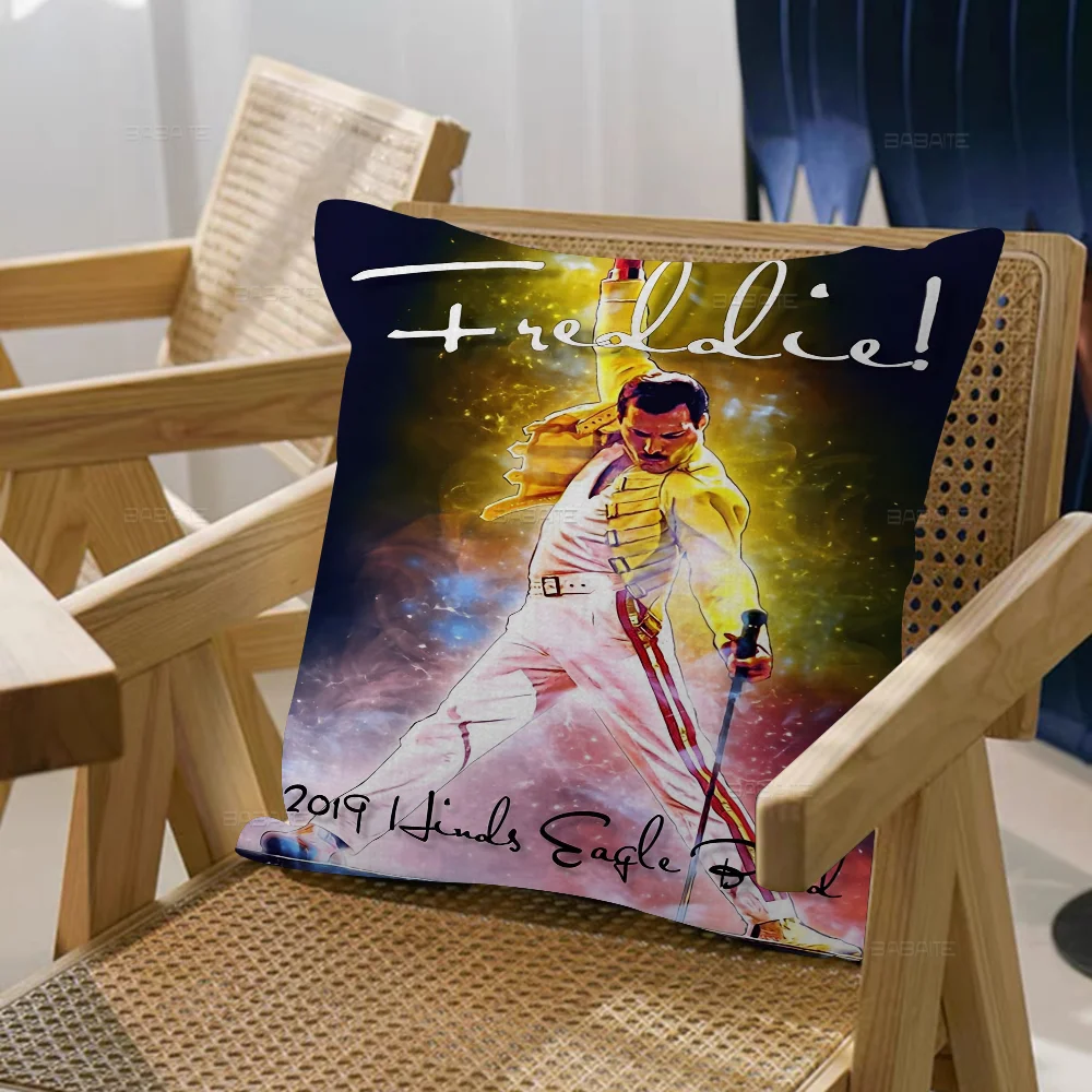Чехол для подушки Queen F-freddie Musical 30x50 полиэстеровые диванные декоративные