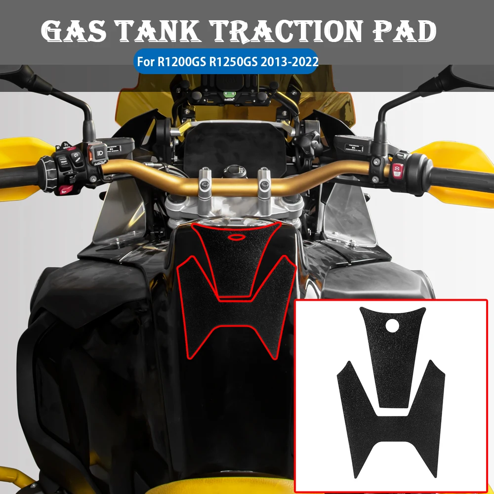 

For BMW R1200GS R1250GS 2013-2022 Motorcycle Accessories Anti Slip Fuel Tank Pads Gas Knee Grip Traction Sticker Protector