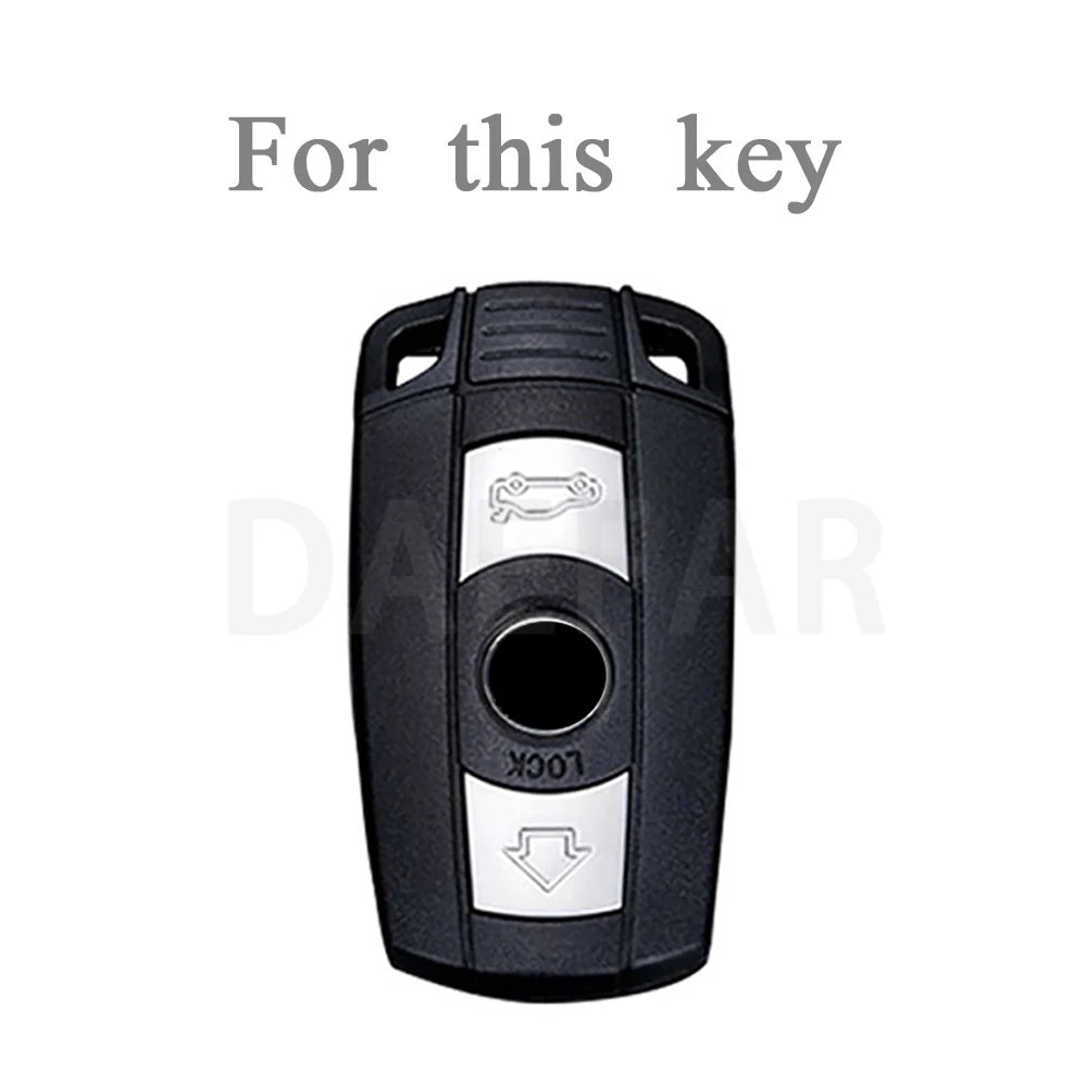 Чехол из ТПУ для автомобильного смарт-ключа брелок BMW X1 X5 X3 1 3 5 6 серии Z4 E60 E61 E70 E81 E87