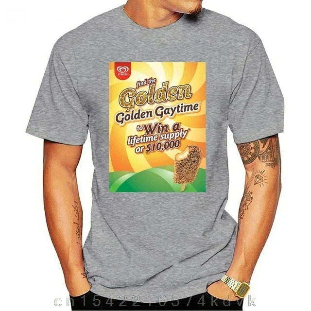 Новая австралийская Мужская футболка с принтом мороженого Gaytime