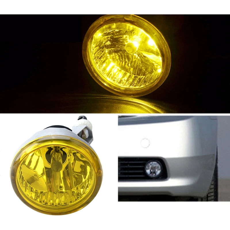 2Pcs Fog Light Assembly Spot Driving Lamp For Toyota Prius 2004-2009 Highlander 2004-2007 Echo MR2 Spyder 8122152070