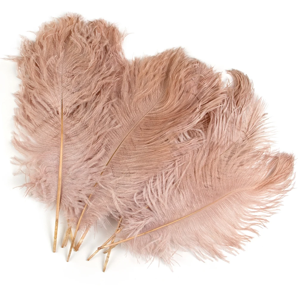 

20PCS Fluffy Pink Ostrich Feathers DIY Crafts Party Stage Decor Natural Colorful Plumes Wedding Table Center Decoration 15-35cm
