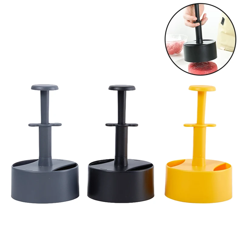 1PCS Round Press Meat Press Hamburger Press Burger Patty Maker Pork Beef Burgers Manual Press Mold For Grill Griddle Meat Tool