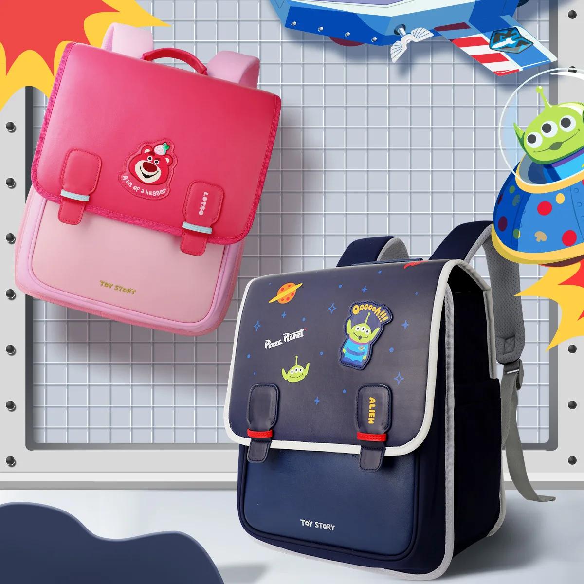 Disney Kindergarten Backpack For Boys Girls New Toy Story Primary Student Shoulder Orthopedic Backpack Large Capacity Mochila