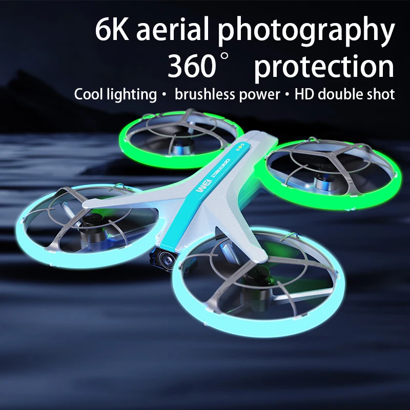 Фото Новый радиоуправляемый дрон с камерой 6K HD, квадрокоптер с бесщеточным двигателем, вертолет на пульте управления, функция возврата одной кнопкой, игрушки-дроны, подарки №5
