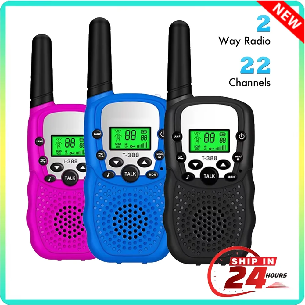 2 шт. мини-детская рация ручной трансивер приемник 3 км двусторонняя радиосвязь