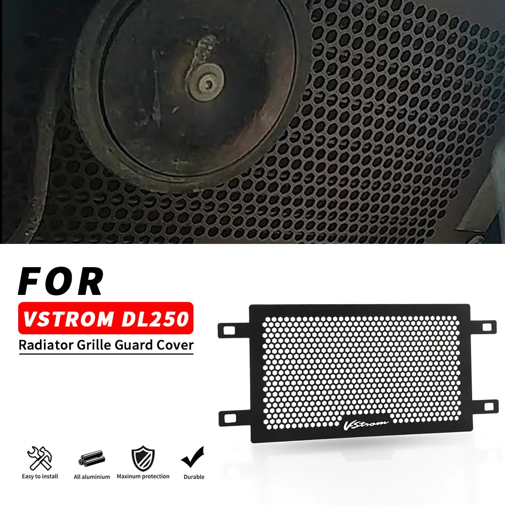 

For Suzuki DL250 DL 250 V-strom 250 2017 2018 2019 2020 Motorcycle Radiator Guard Protector Grill Grille Cover V-STROM DL250/250