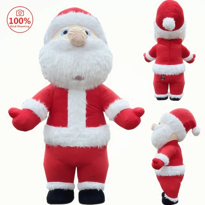 Надувной костюм Санта-Клауса оленя и снеговика рождественское шоу ролевая игра
