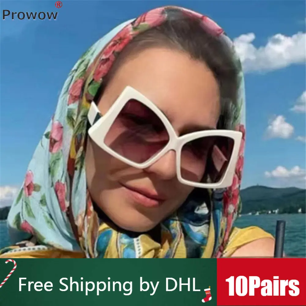 

Солнцезащитные очки унисекс в уличном стиле, 10 шт.