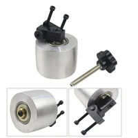 belt grinder wheel aluminum double bearing powered wheel 6850mm for sanding machine contact wheel woodworking tool accessories