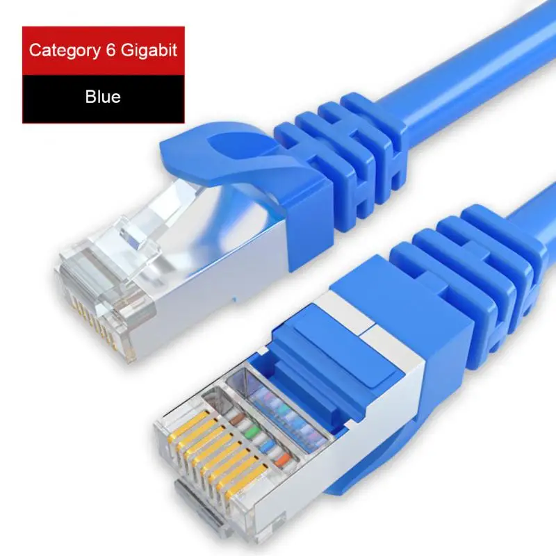 

Durable Aluminum Internet Cable Network Lan Cord Rj-45 Male To Rj-45 Male Cca-copper Clad Rj45 Cat6 Lan Cable For Modem Router