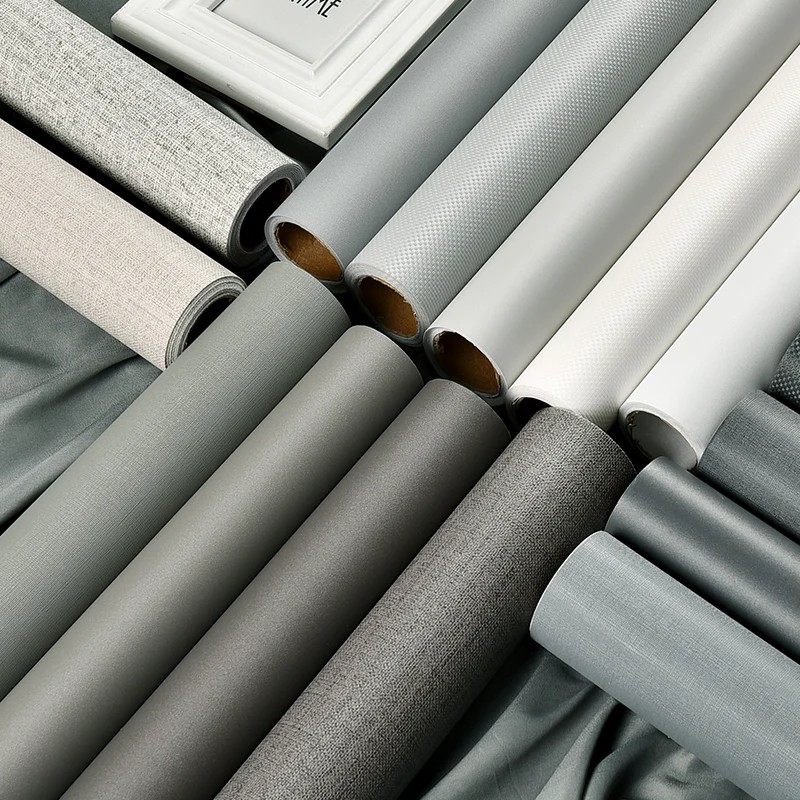 

PVC Waterproof Self adhesive Wallpaper Solid Color for Living Room Kids Bedroom Decor Kitchen Cabinets Home Vinyl Wall Sticker