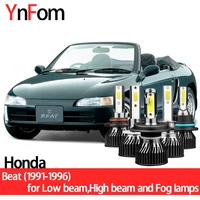 ynfom honda special led headlight bulbs kit for beat pp1 1991 1996 low beamhigh beamfog lampcar accessories