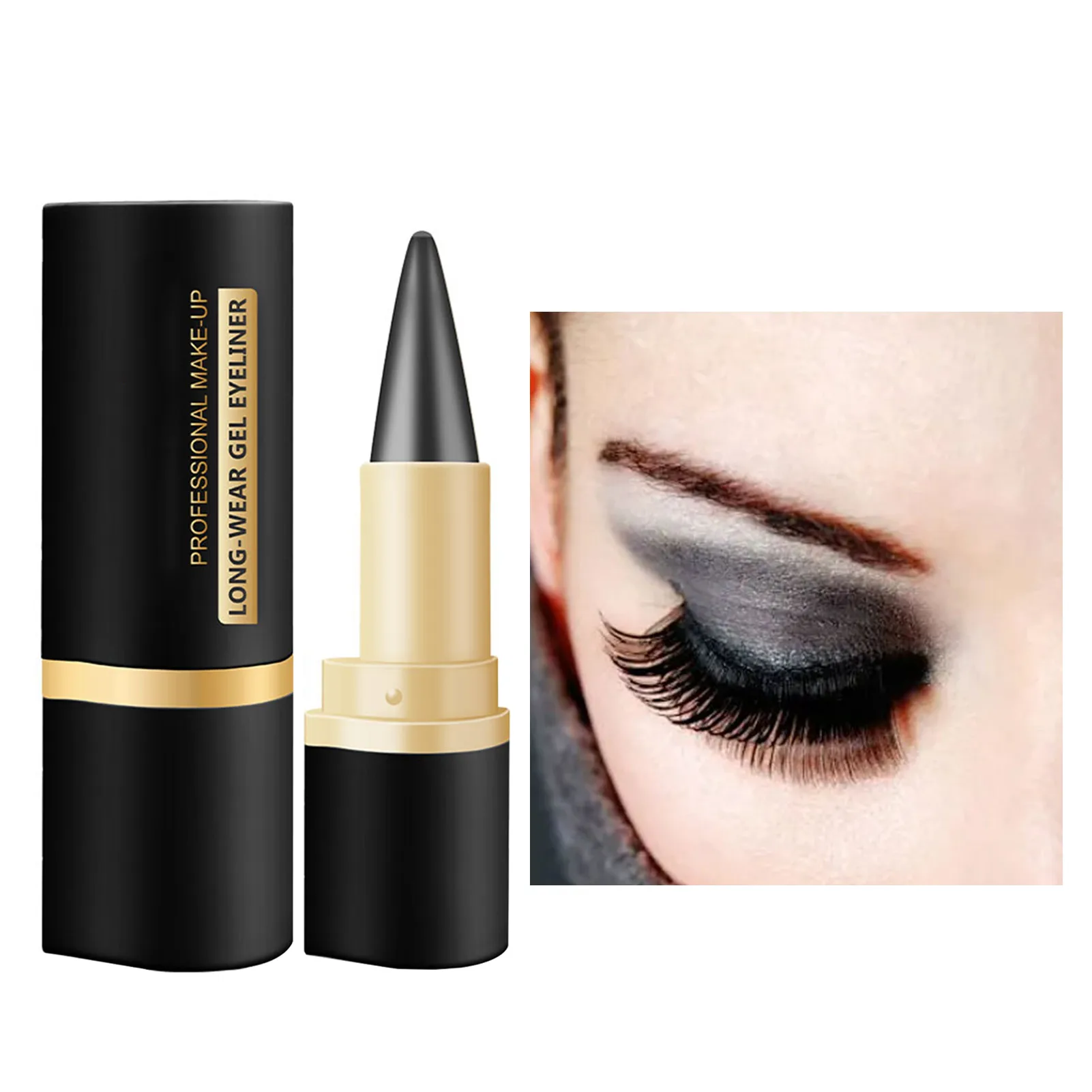

Gel Eyeliner Smudge Proof Eyeliner Pencil Waterproof Eyeliner Gel Stick Matte Eyeliner Pencil Makeup Eye-liners For Women Girls