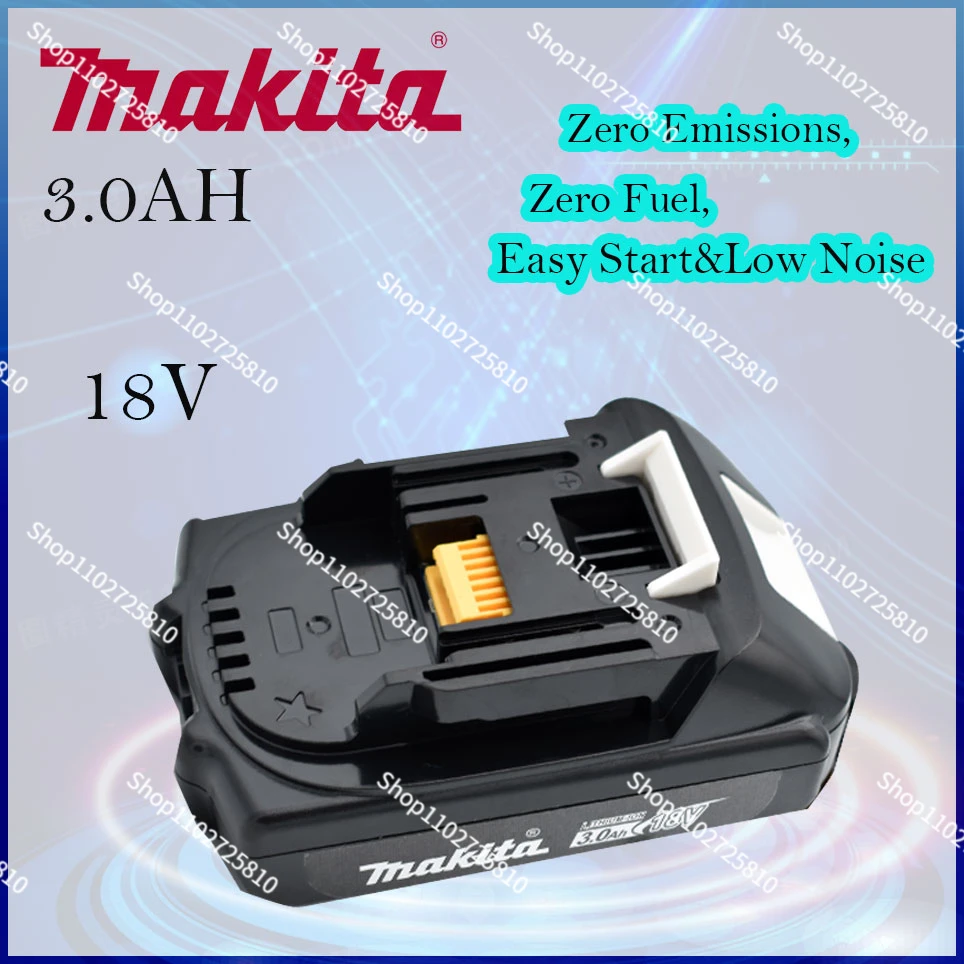 

Makita Rechargeable 18V 3.0Ah Li-Ion Battery For Makita BL1830 BL1815 BL1860 BL1840 194205-3 Replacement Power Tools Battery