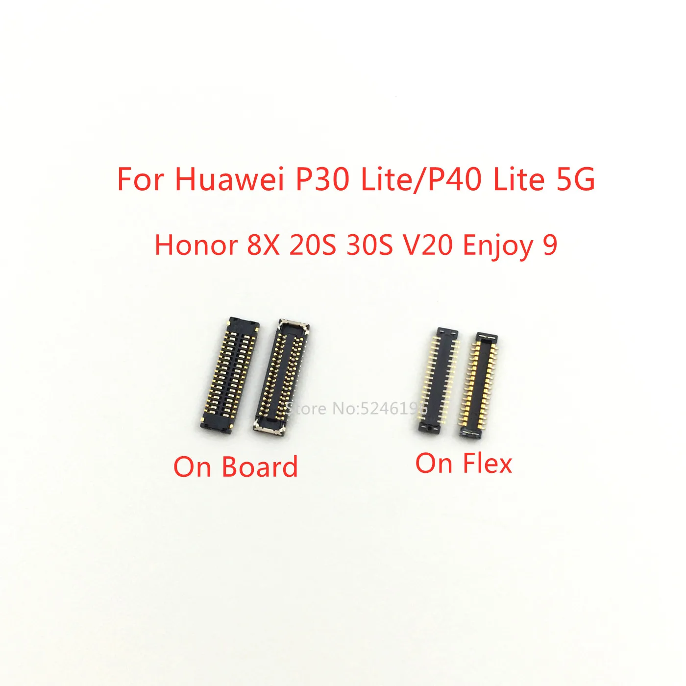 

5-10Pcs LCD Display Screen FPC Connector 34Pin For Huawei P30 Lite/P40 Lite 5G/ Honor 8X 20S 30S V20 20I 10i 20 20Pro Enjoy 9