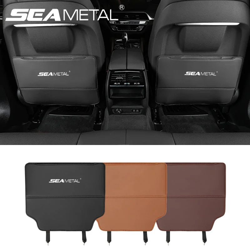 Из искусственной кожи Противоударная накладка на заднее сиденье автомобиля