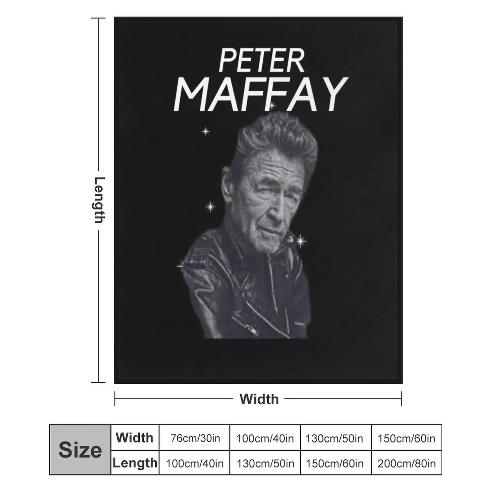 Питер Маффе - рип отдых в мир Плед Волосатые роскошные одеяла