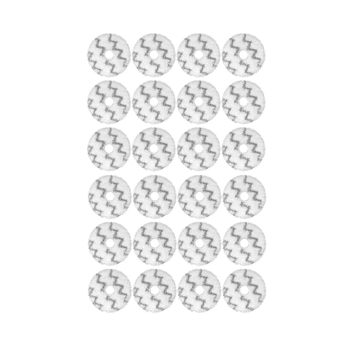 

24Pcs Mop Cloths Rag Replacement for Xiaomi Roidmi EVA SDJ06RM Self-Cleaning Emptying Robot Vacuum SDJ06RM Spare Parts