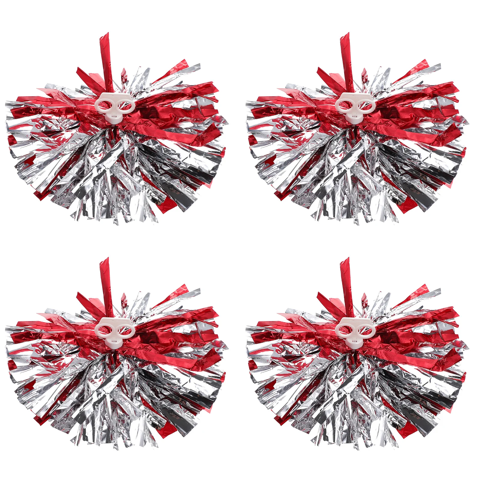 

4 Pcs Mini Pom Poms Cheerleading Bouquet Sports Event The Ball Cheerleaders Portable Cheering Pompoms Game