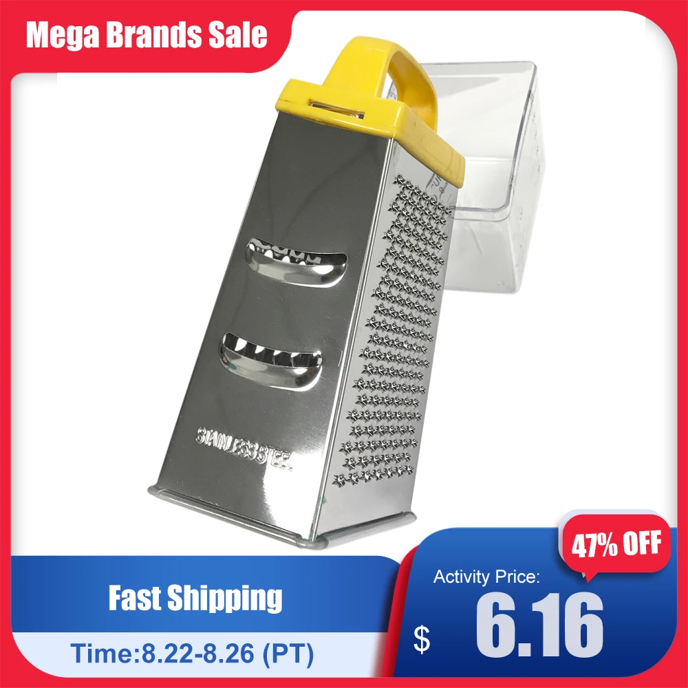 

Four-side Box Grater For Vegetable Slicer Potato Cheese Grater Multi-purpose Vegetables Cutter Kitchen Gadgets And Accessories