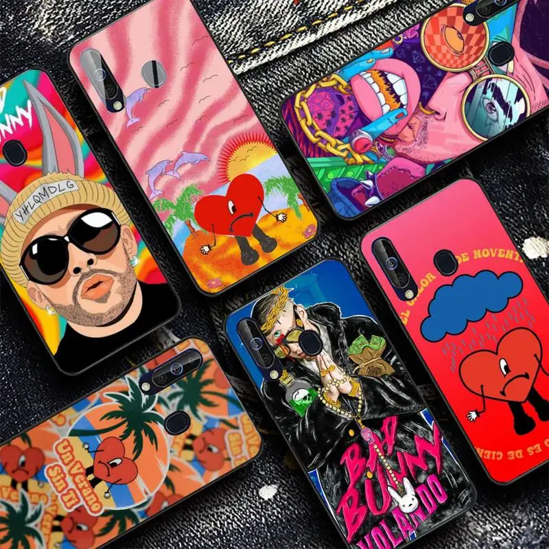 

Yo Perreo Sola Bad Bunny Maluma Phone Case for Samsung S20 lite S21 S10 S9 plus for Redmi Note8 9pro for Huawei Y6 cover