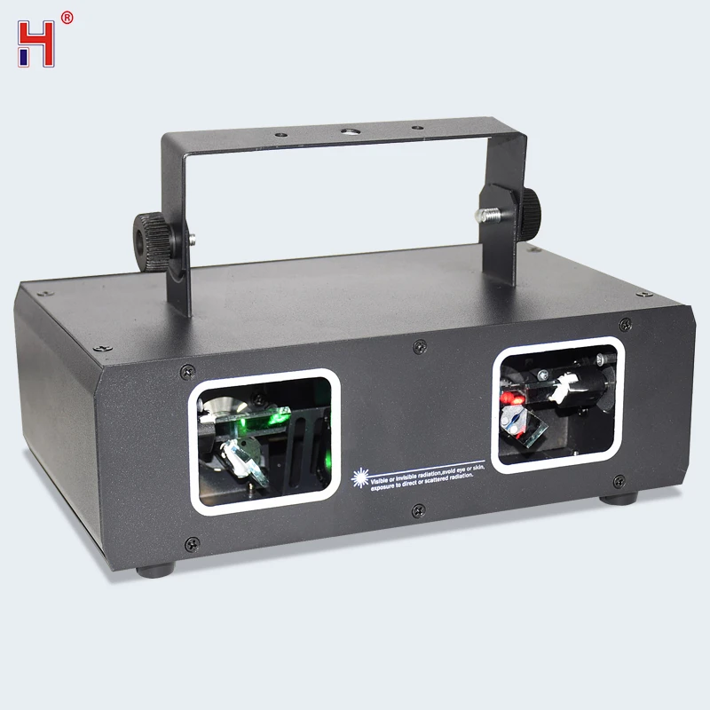 2-Lens Laser Projector High Power DMX Sound Activated Stage Lighting Beam Effect For DJ Disco Show Party Nightclub
