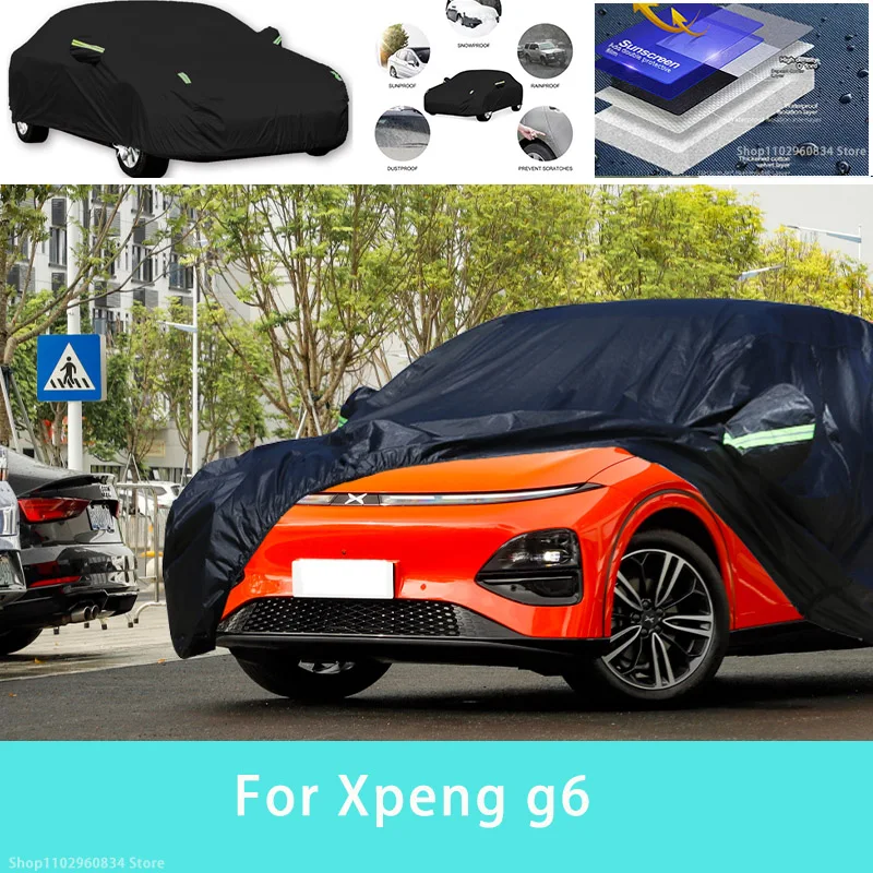 

For Xpeng g6 Outdoor Protection Full Car Covers Snow Cover Sunshade Waterproof Dustproof Exterior Car accessories