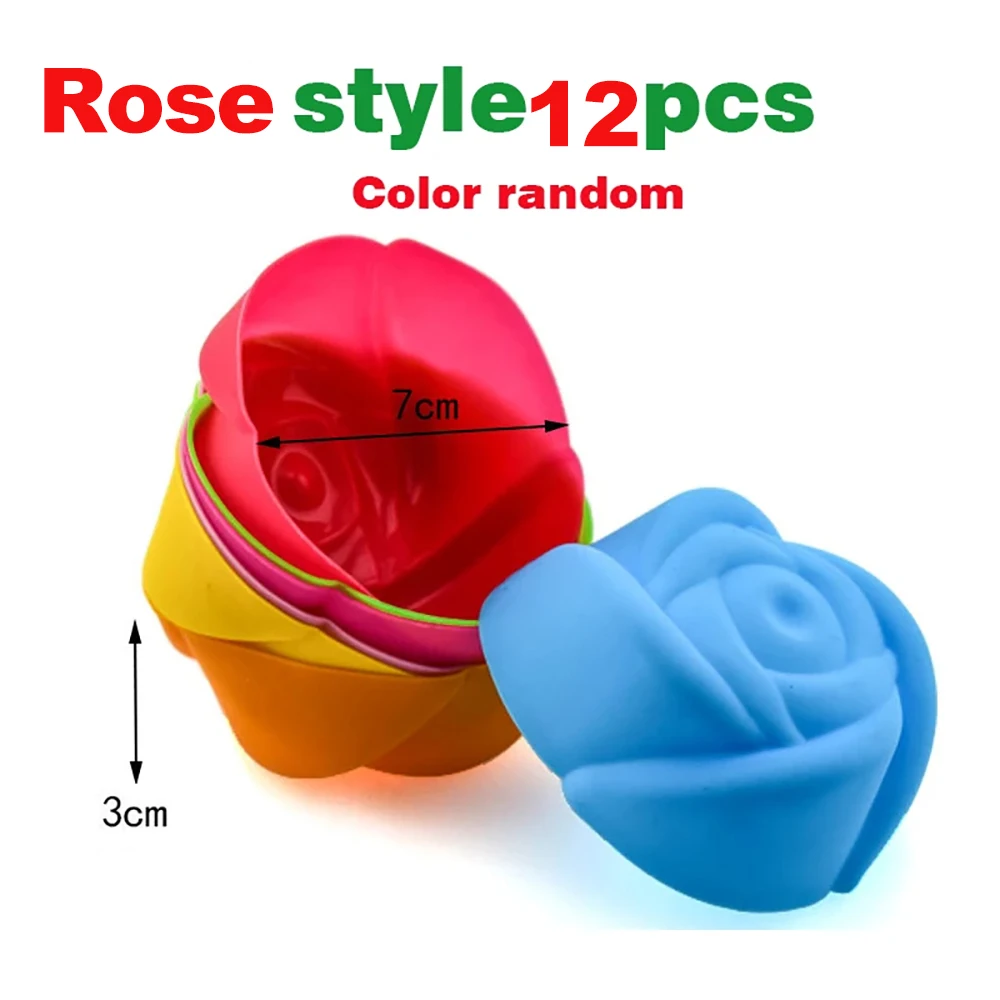 

Силиконовые формочки для кексов, набор из 6/12 штук