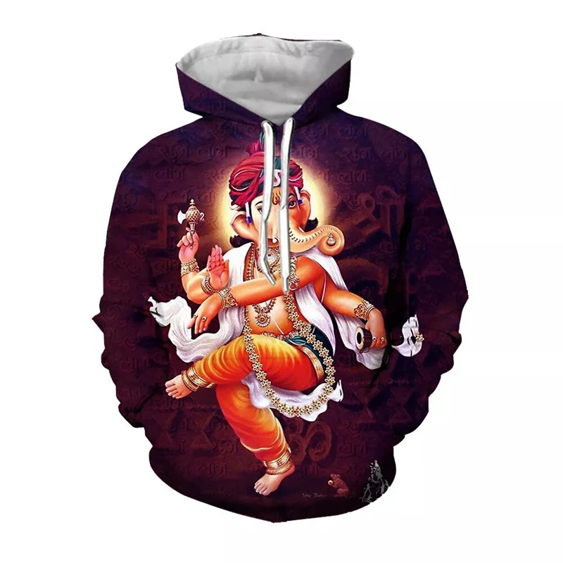 Новые толстовки с 3d-рисунком индийской обезьяны и Бога Hanuman мужская женская