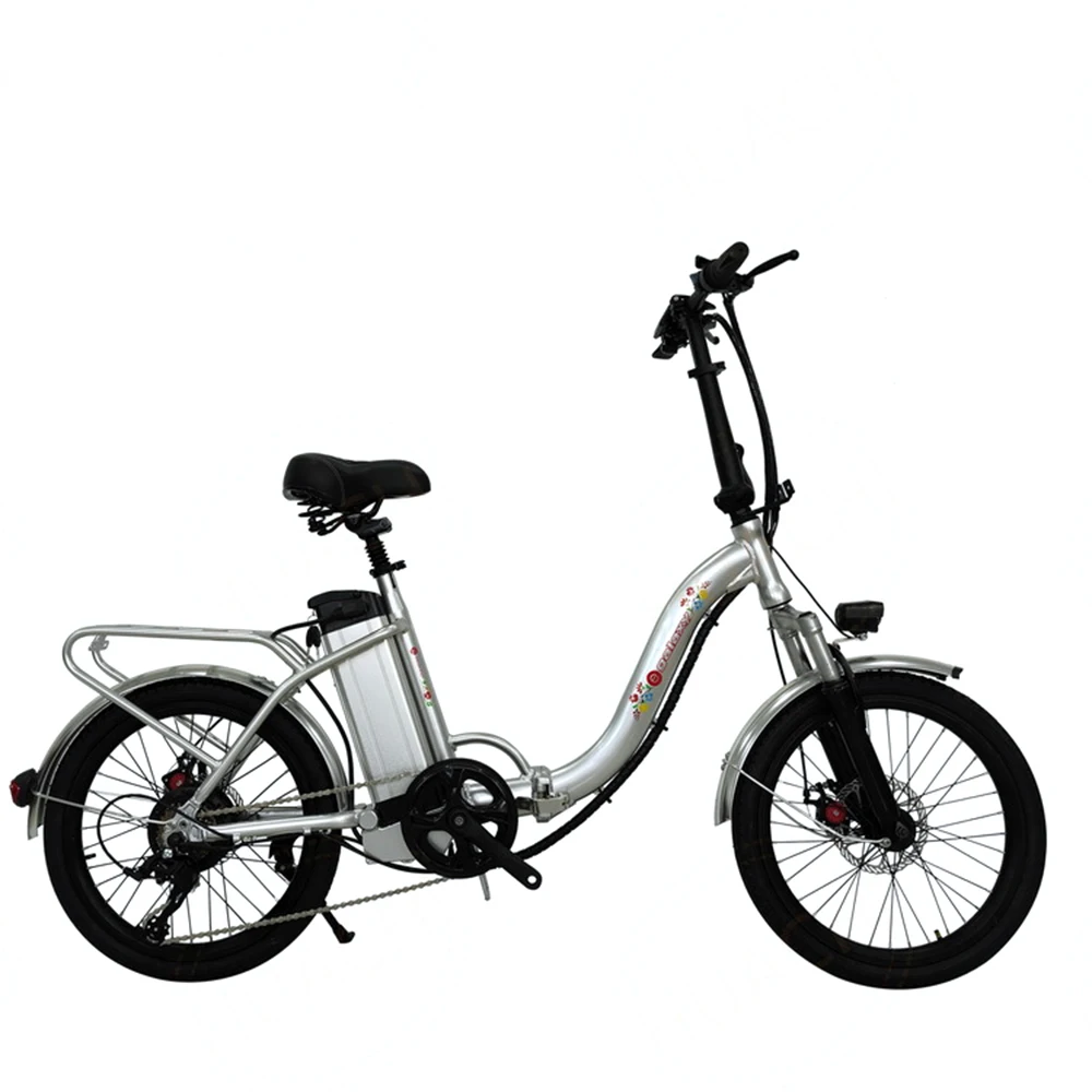 

48V 12Ah Electric Bicycle Electromobile 20 Inches 250W Comfort Portable Lithium Battery Folding Damping