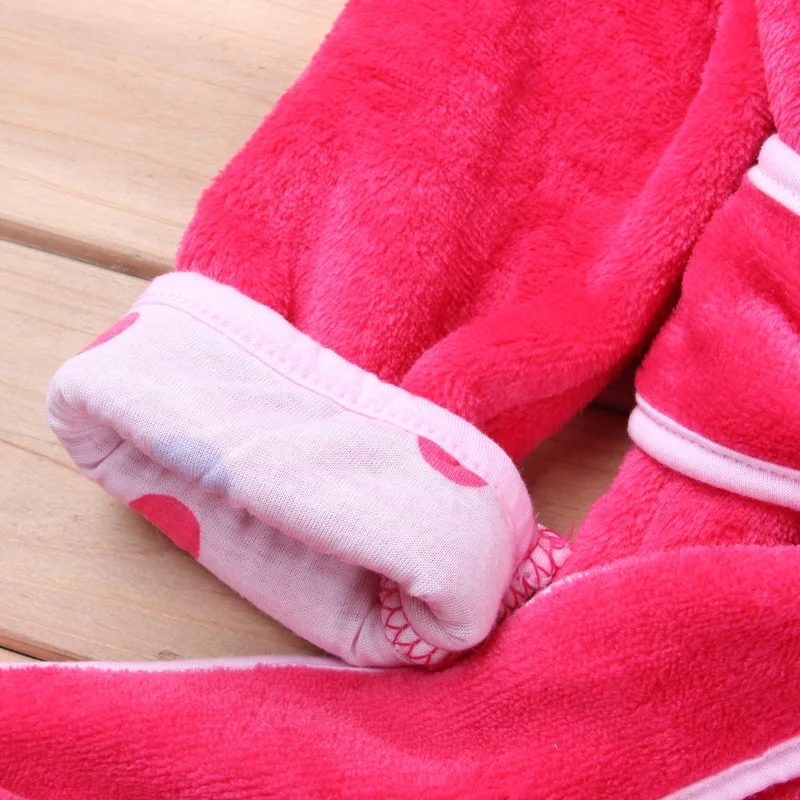 Новая осенне-зимняя детская пижама Minnie Infantil теплая для девочек фланелевая