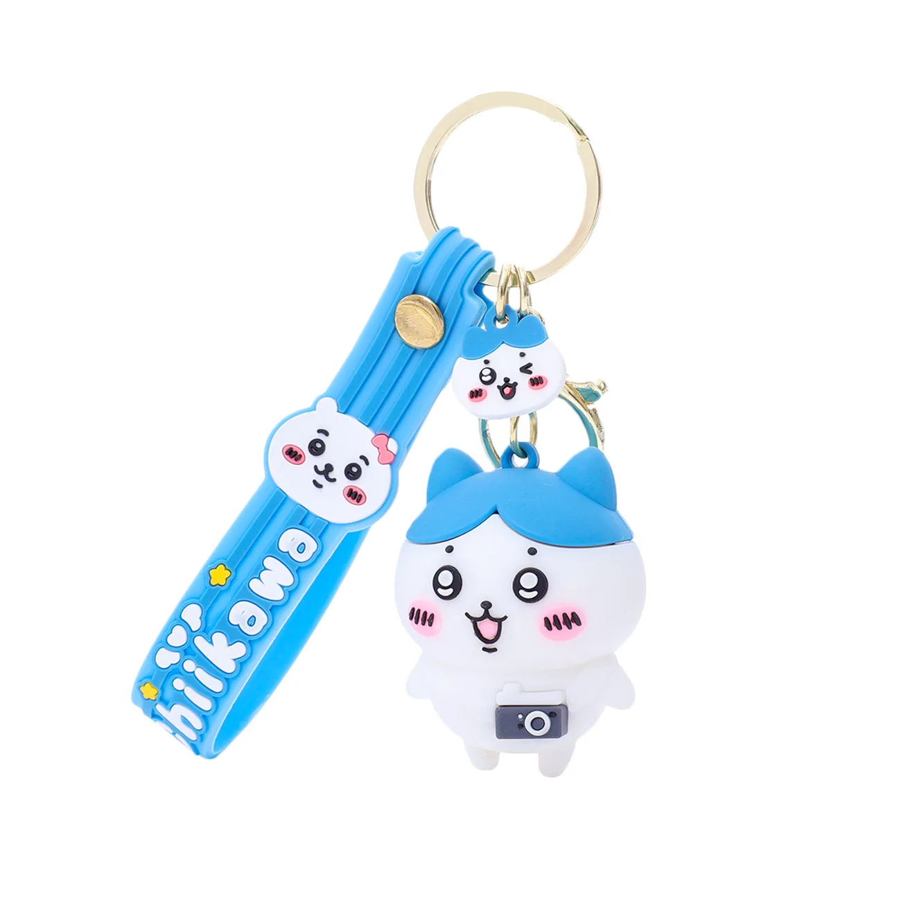 Cute Gika Wow Keychain Exquisite Women Couple Pendant Chiikawa Cartoon Bag Doll Schoolbag Ornaments