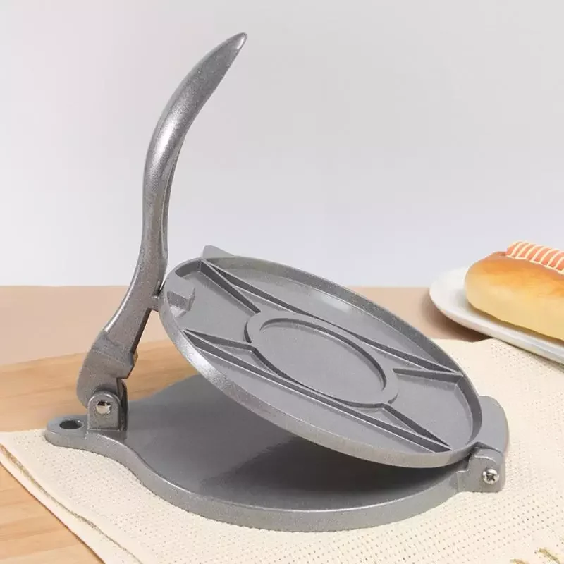 

Portable Aluminum Heavy Duty Tortilla Press Maker Machine Kitchen Tool DIY Bakeware With Handle Gadgets Пельменница